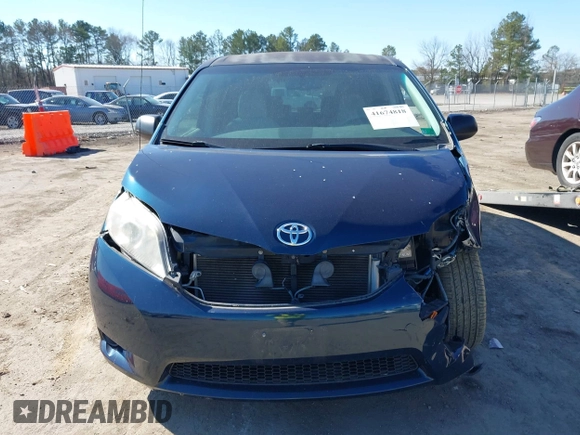 2012 Toyota Sienna with VIN 5TDZK3DC0CS196952, listed as a IAAI auction lot 41674818 with 135,630 mi miles and . Bid and sale history available at DreamBid. Image 12.