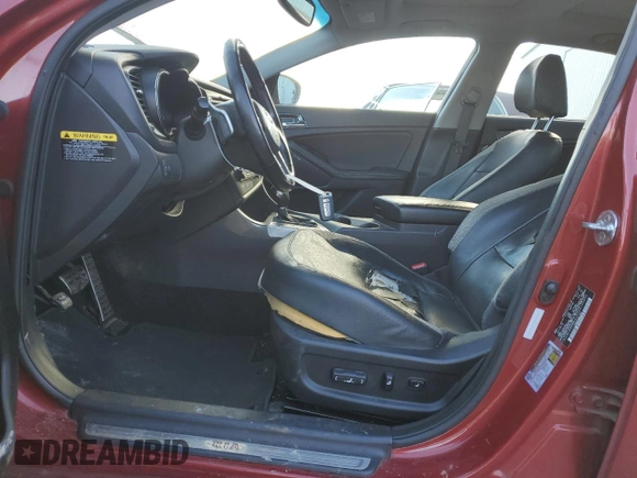 2013 Kia Optima SX with VIN 5XXGR4A65DG136854, listed as a Copart auction lot 44851255 with 139,801 mi miles and Salvage Title. Bid and sale history available at carsss.com. Image 7.