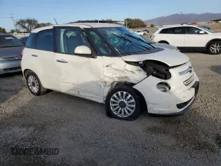2014 FIAT 500L Easy with VIN ZFBCFABHXEZ002476, listed as a Copart auction lot 41791875 with 205,093 mi miles and Salvage Title. Bid and sale history available at carsss.com. Image 4.