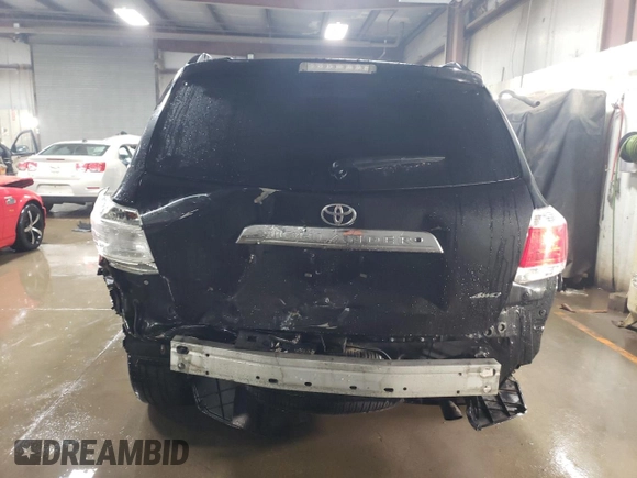 2013 Toyota Highlander Limited with VIN 5TDDK3EH9DS235429, listed as a Copart auction lot 50582125 with 144,855 mi miles and Salvage title. Bid and sale history available at DreamBid. Image 6.