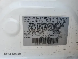 2017 Nissan Versa Note SR with VIN 3N1CE2CP9HL379424, listed as a Copart auction lot 51701005 with 144,600 mi miles and Salvage Title. Bid and sale history available at carsss.com. Image 14.