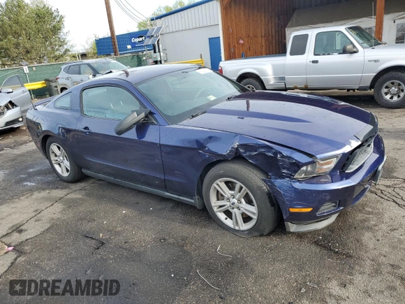 2012 Ford Mustang Premium with VIN 1ZVBP8AM7C5277222, listed as a Copart auction lot 55495355 with 144,159 mi miles and Salvage title. Bid and sale history available at DreamBid. Image 4.
