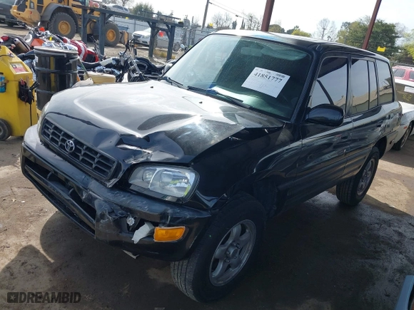 1999 Toyota RAV4 with VIN JT3HP10V8X7122921, listed as a IAAI auction lot 41851777 with 158,226 mi miles. Bid and sale history available at carsss.com. Image 2.