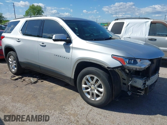 2020 Chevrolet Traverse LT Cloth z VIN 1GNERGKW3LJ177069, wystawiony jako IAAI lot #42080588 z przebiegiem 91 630 mil mil oraz . Historia ofert i sprzedaży dostępna na DreamBid. Obrazek 1.