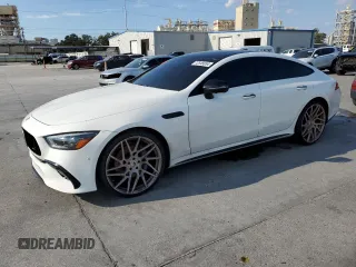 2019 Mercedes-Benz AMG GT 53 with VIN WDD7X6BB1KA003794, listed as a Copart auction lot 72545654 with Not provided miles and Salvage title. Bid and sale history available at DreamBid. Image 1.