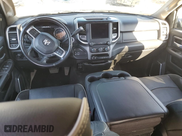 2023 Ram 2500 Laramie with VIN 3C6UR5FL8PG598230, listed as a Copart auction lot 43481365 with 13,044 mi miles and Salvage Title. Bid and sale history available at carsss.com. Image 8.