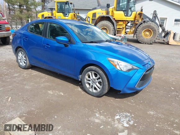 2016 Scion iA with VIN 3MYDLBZV8GY121248, listed as a IAAI auction lot 41843573 with 126,269 mi miles. Bid and sale history available at carsss.com. Image 1.