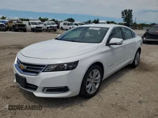 2016 Chevrolet Impala LT with VIN 2G1115S30G9121934, listed as a Copart auction lot 63655725 with 185,447 mi miles and Salvage title. Bid and sale history available at DreamBid. Image 1.