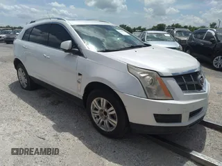 2012 Cadillac SRX Luxury Collection with VIN 3GYFNAE39CS579940, listed as a IAAI auction lot 41858839 with 166,186 mi miles. Bid and sale history available at carsss.com. Image 1.