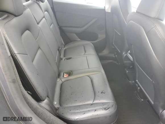 2023 Tesla Model Y Long Range with VIN 7SAYGDEE1PF684209, listed as a Copart auction lot 46190635 with 31,801 mi miles and Salvage Title. Bid and sale history available at carsss.com. Image 10.