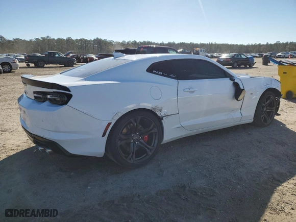 2022 Chevrolet Camaro 2SS with VIN 1G1FH1R73N0135465, listed as a Copart auction lot 87409614 with 37,061 mi miles and Salvage Title. Bid and sale history available at carsss.com. Image 3.