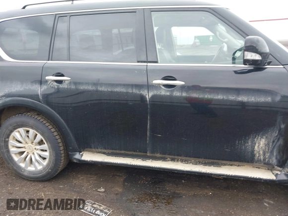 2023 Nissan Armada SV with VIN JN8AY2AD5P9692793, listed as a IAAI auction lot 41882261 with 51,790 mi miles and . Bid and sale history available at DreamBid. Image 14.