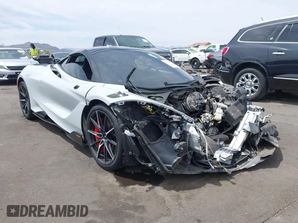 2021 McLaren 765LT z VIN SBM14RCA3MW765344, wystawiony jako IAAI lot #40934179 z przebiegiem 10 900 mil mil oraz . Historia ofert i sprzedaży dostępna na DreamBid. Obrazek 1.