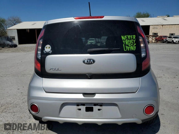 2018 Kia Soul + with VIN KNDJP3A52J7504697, listed as a Copart auction lot 48595585 with 52,248 mi miles and Salvage Title. Bid and sale history available at carsss.com. Image 6.