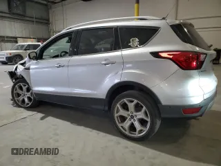 2019 Ford Escape Titanium with VIN 1FMCU0J96KUB77741, listed as a Copart auction lot 57517325 with 90,002 mi miles and Non repairable. Bid and sale history available at DreamBid. Image 2.