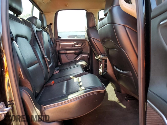 2020 Ram 1500 Laramie with VIN 1C6SRFDTXLN142456, listed as a Copart auction lot 43264155 with 57,661 mi miles and Salvage Title. Bid and sale history available at carsss.com. Image 10.