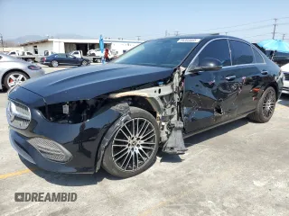 2023 Mercedes-Benz C 300 with VIN W1KAF4GB6PR097993, listed as a Copart auction lot 59393885 with 39,714 mi miles and Salvage title. Bid and sale history available at DreamBid. Image 1.