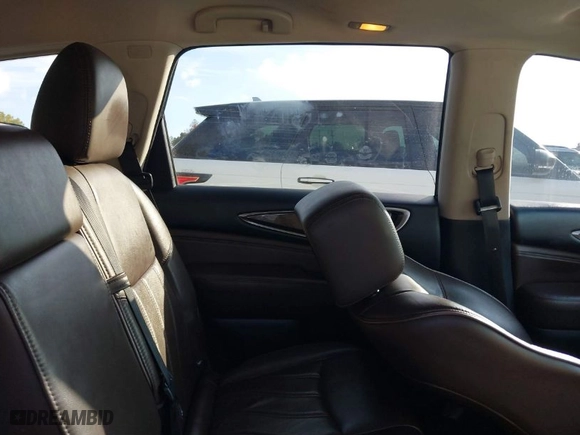 2014 Infiniti QX60 with VIN 5N1AL0MM9EC523057, listed as a IAAI auction lot 40804394 with 150,831 mi miles. Bid and sale history available at carsss.com. Image 8.