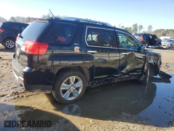2015 GMC Terrain SLT z VIN 2GKFLYE37F6342357, wystawiony jako Copart lot #44387155 z przebiegiem 78 186 mil mil oraz Szkoda całkowita • Salvage title. Historia ofert i sprzedaży dostępna na DreamBid. Obrazek 3.