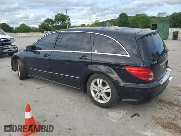 2009 Mercedes-Benz R 3.5L with VIN 4JGCB65E99A095904, listed as a Copart auction lot 54582555 with 212,274 mi miles and Salvage Title. Bid and sale history available at DreamBid. Image 2.