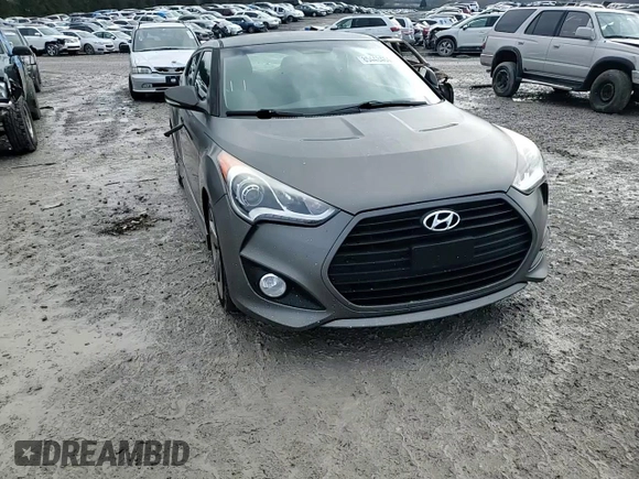 2014 Hyundai Veloster Turbo with VIN KMHTC6AE5EU182601, listed as a Copart auction lot 85443464 with 106,941 mi miles and Clean Title. Bid and sale history available at carsss.com. Image 10.