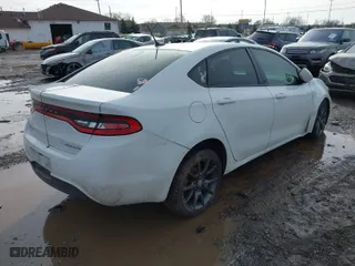 2016 Dodge Dart SXT Sport with VIN 1C3CDFFA2GD822729, listed as a IAAI auction lot 41087910 with 78,176 mi miles. Bid and sale history available at carsss.com. Image 4.