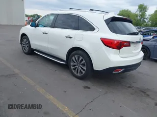 2014 Acura MDX Technology with VIN 5FRYD4H41EB015622, listed as a IAAI auction lot 42185207 with 117,532 mi miles and . Bid and sale history available at DreamBid. Image 3.