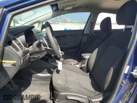 2017 Kia Forte LX with VIN 3KPFK4A70HE141614, listed as a Copart auction lot 49859225 with 64,561 mi miles and Salvage Title. Bid and sale history available at carsss.com. Image 7.