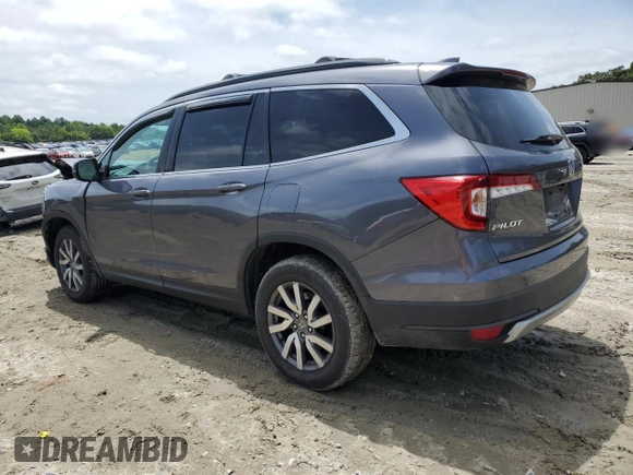 2019 Honda Pilot EX-L with VIN 5FNYF6H52KB043098, listed as a Copart auction lot 59011445 with 88,398 mi miles and Salvage title. Bid and sale history available at DreamBid. Image 2.