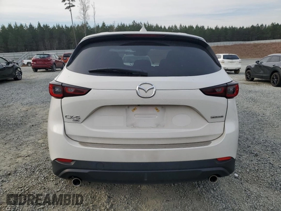 2023 Mazda CX-5 2.5 S Premium Package with VIN JM3KFBDM4P0182545, listed as a Copart auction lot 48975625 with 19,152 mi miles and Salvage Title. Bid and sale history available at carsss.com. Image 6.