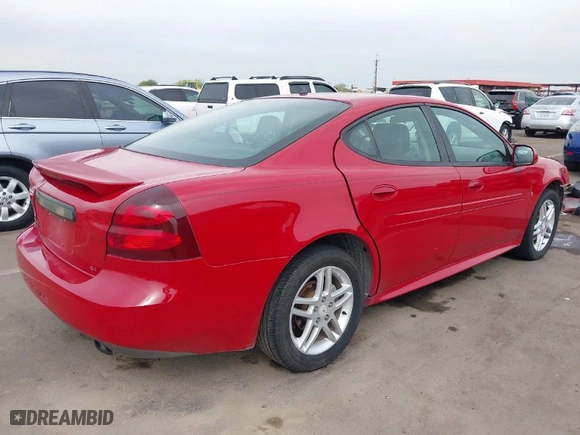 2007 Pontiac Grand Prix GT with VIN 2G2WR554571184153, listed as a IAAI auction lot 41882048 with 107,278 mi miles. Bid and sale history available at carsss.com. Image 4.