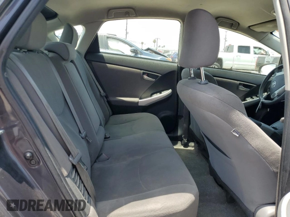 2014 Toyota Prius with VIN JTDKN3DP2E3055722, listed as a Copart auction lot 61860565 with 242,956 mi miles and Salvage title. Bid and sale history available at DreamBid. Image 10.