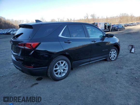 2023 Chevrolet Equinox LT with VIN 3GNAXUEG4PL258314, listed as a Copart auction lot 52106345 with 19,358 mi miles and Salvage Title. Bid and sale history available at DreamBid. Image 3.
