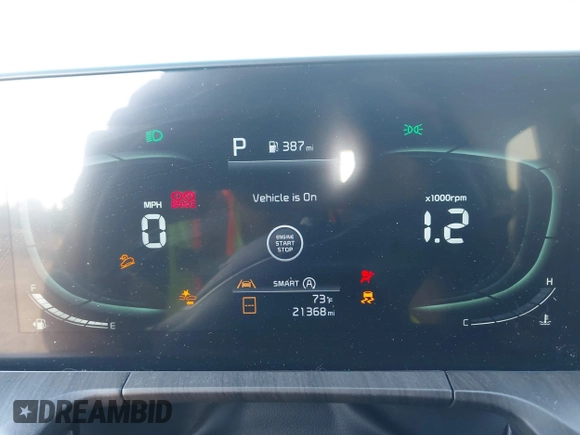 2023 Kia Telluride EX X-Line with VIN 5XYP3DGC2PG354460, listed as a IAAI auction lot 42123098 with 21,368 mi miles and . Bid and sale history available at DreamBid. Image 7.
