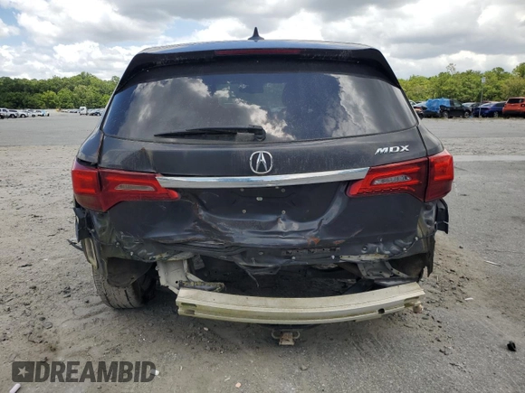 2014 Acura MDX Technology with VIN 5FRYD3H45EB010336, listed as a Copart auction lot 48756895 with 115,526 mi miles and Salvage Title. Bid and sale history available at carsss.com. Image 6.