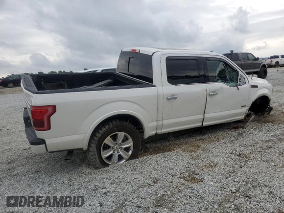2016 Ford F-150 XL with VIN 1FTEW1CG8GFD50793, listed as a Copart auction lot 55134165 with 190,804 mi miles and Salvage title. Bid and sale history available at DreamBid. Image 3.