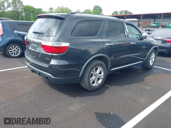 2011 Dodge Durango Crew with VIN 1D4RD4GG6BC651434, listed as a IAAI auction lot 42156389 with 505,373 mi miles and . Bid and sale history available at carsss.com. Image 4.