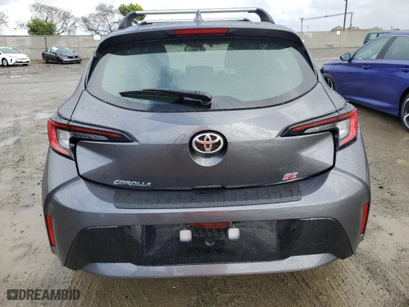2025 Toyota Corolla Hatchback SE with VIN JTND4MBEXS3233371, listed as a Copart auction lot 49171775 with 2,836 mi miles and Salvage Title. Bid and sale history available at carsss.com. Image 6.