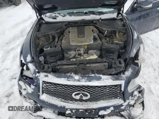 2019 Infiniti Q70 Luxe with VIN JN1BY1AR1KM586002, listed as a Copart auction lot 46111645 with 68,244 mi miles and Salvage title. Bid and sale history available at DreamBid. Image 11.