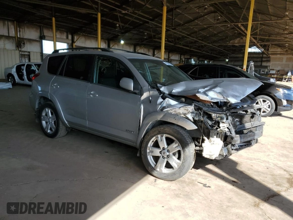 2006 Toyota RAV4 Sport with VIN JTMZD32V566020546, listed as a Copart auction lot 47554635 with 212,732 mi miles and Salvage Title. Bid and sale history available at carsss.com. Image 4.