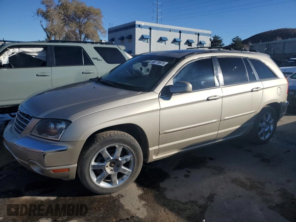 2005 Chrysler Pacifica z VIN 2C8GF78455R265201, wystawiony jako Copart lot #80776974 z przebiegiem 213 142 mil mil oraz Czysty tytuł • Clean title. Historia ofert i sprzedaży dostępna na DreamBid. Obrazek 1.