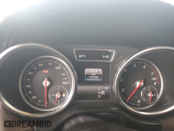 2017 Mercedes-Benz GLS 550 with VIN 4JGDF7DE0HA852820, listed as a Copart auction lot 60523685 with 177,152 mi miles and Clean title. Bid and sale history available at DreamBid. Image 9.
