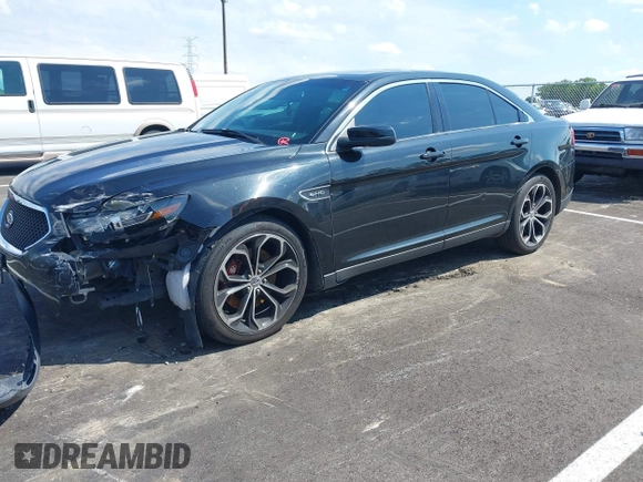 2013 Ford Taurus SHO z VIN 1FAHP2KT1DG135962, wystawiony jako IAAI lot #42449604 z przebiegiem 138 921 mil mil oraz . Historia ofert i sprzedaży dostępna na DreamBid. Obrazek 2.