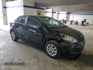 2014 Kia Rio LX with VIN KNADM4A33E6417068, listed as a Copart auction lot 54787885 with 98,078 mi miles and Salvage Title. Bid and sale history available at DreamBid. Image 4.