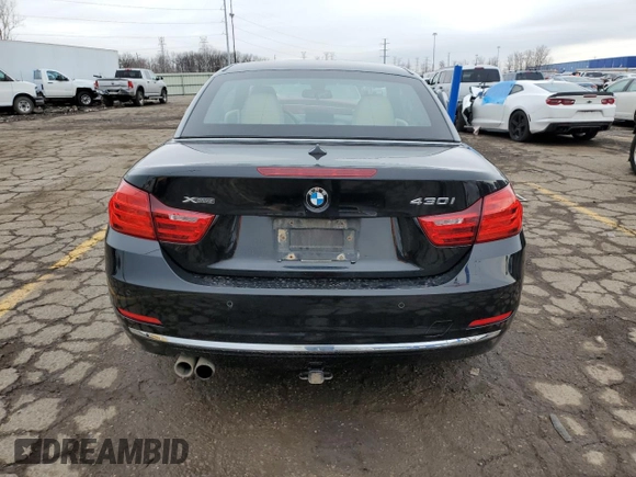 2017 BMW 4 Series 430i xDrive with VIN WBA4U9C38H5H64127, listed as a Copart auction lot 44490314 with 73,038 mi miles and . Bid and sale history available at DreamBid. Image 6.