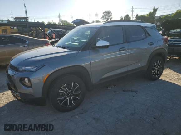 2023 Chevrolet TrailBlazer ACTIV with VIN KL79MVSL3PB142922, listed as a Copart auction lot 57646924 with 18,138 mi miles and Salvage Title. Bid and sale history available at DreamBid. Image 1.