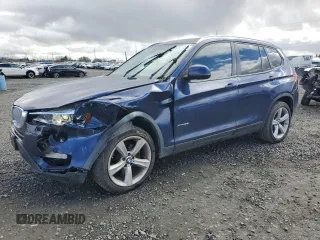 2017 BMW X3 xDrive28i with VIN 5UXWX9C55H0T00256, listed as a Copart auction lot 47207465 with 113,792 mi miles and Salvage Title. Bid and sale history available at DreamBid. Image 1.