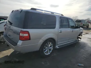 2015 Ford Expedition EL Limited with VIN 1FMJK2AT4FEF06781, listed as a Copart auction lot 46419285 with 186,703 mi miles and Salvage Title. Bid and sale history available at carsss.com. Image 3.