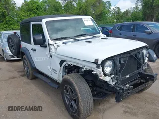 2018 Jeep Wrangler Sport with VIN 1C4GJXAG8JW156172, listed as a IAAI auction lot 42148756 with 73,381 mi miles and . Bid and sale history available at DreamBid. Image 1.
