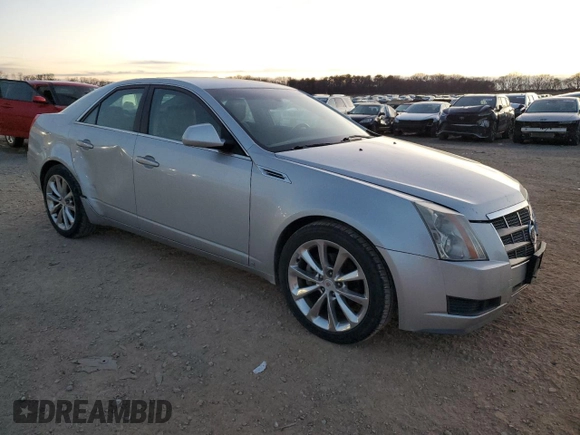 2009 Cadillac CTS RWD with VIN 1G6DF577690170346, listed as a Copart auction lot 48044595 with 236,572 mi miles and Salvage Title. Bid and sale history available at DreamBid. Image 4.